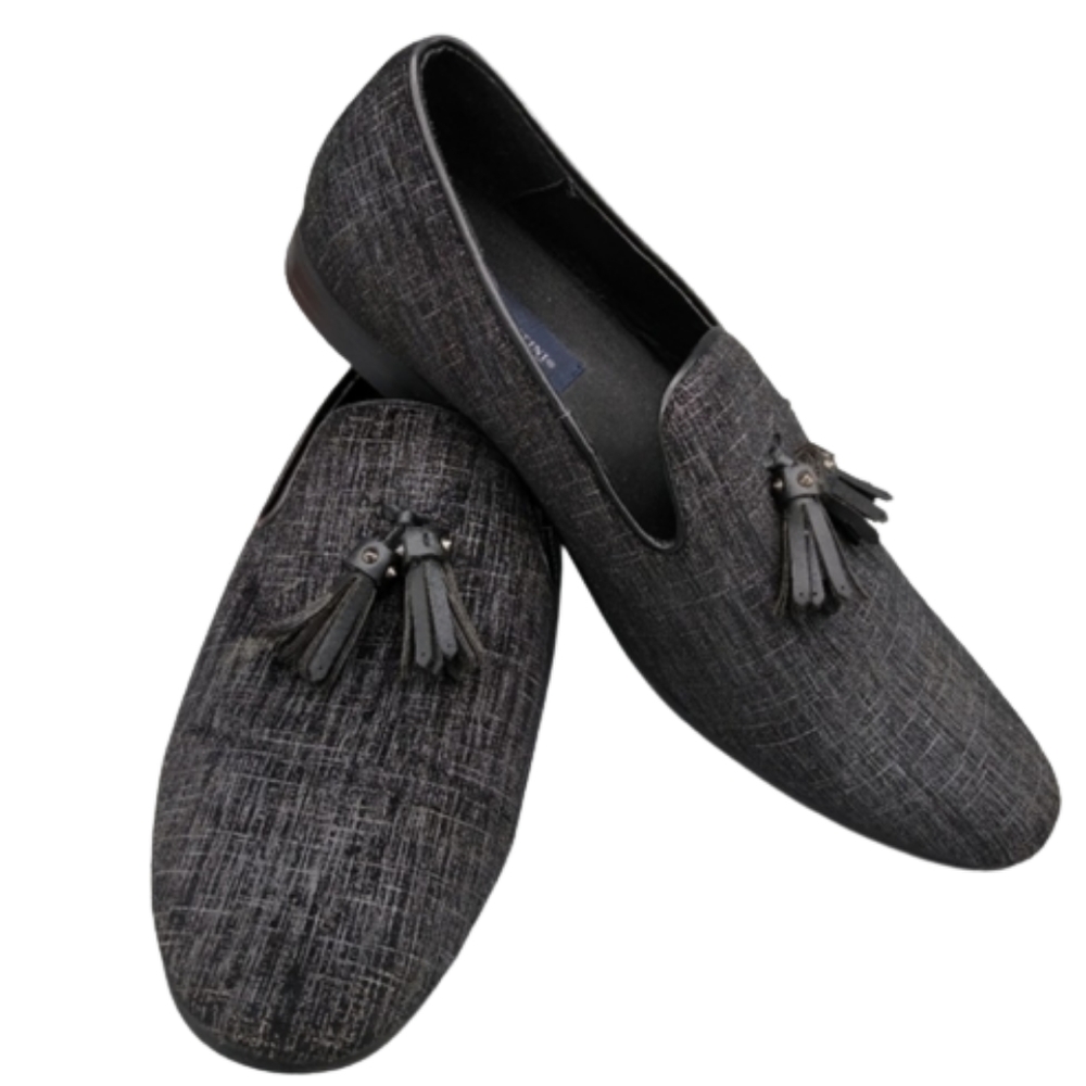 Georgio Brutini Copley Fabric Slip On Loafer Charcoal 9M - Picture 10 of 10